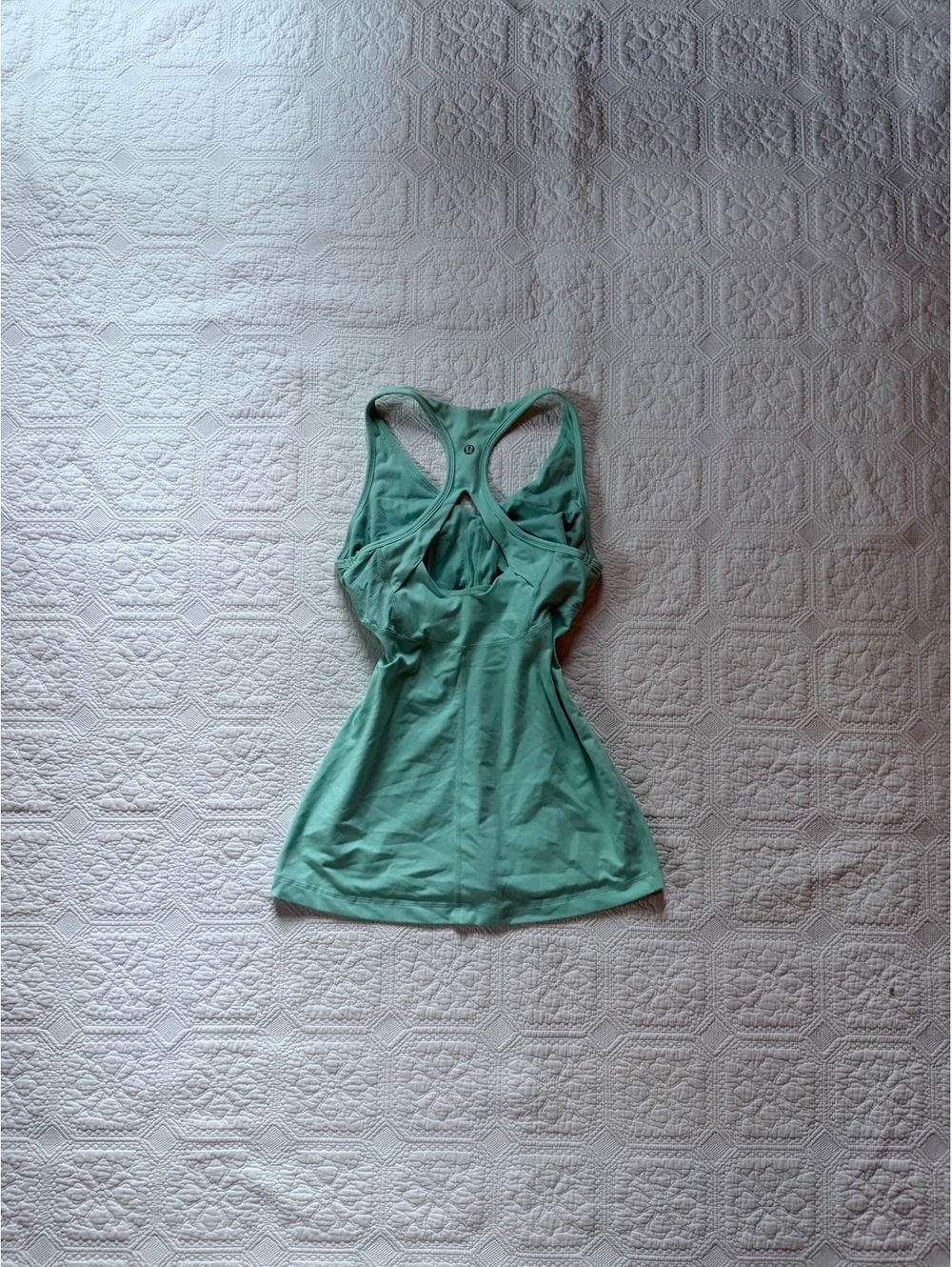 LULULEMON Scoop Me Up Tank Sport Top Size 8 Mint Light